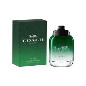Coach New York green mini bottle